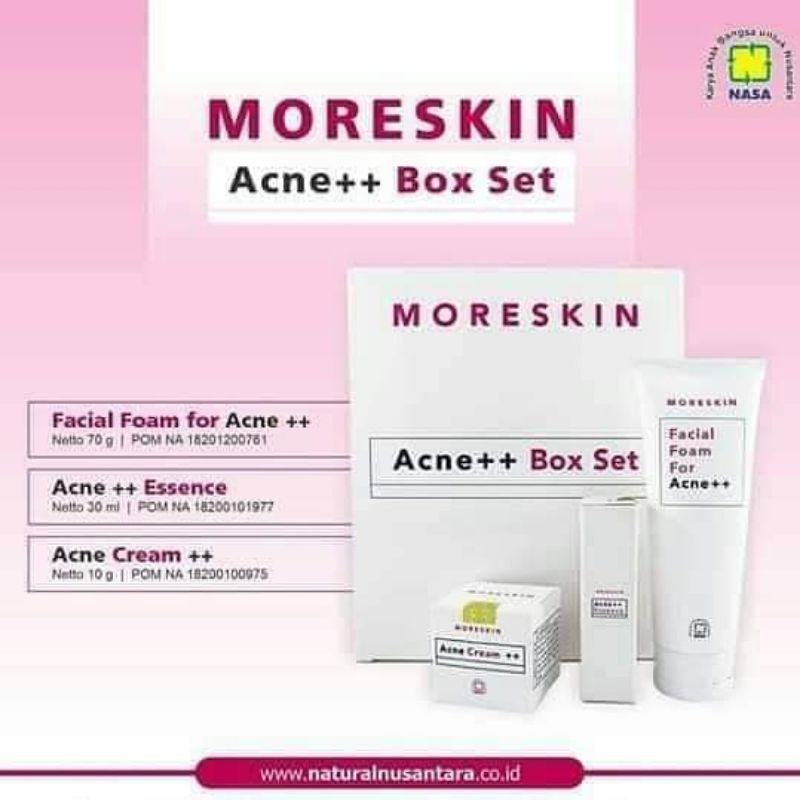 Moreskin acne series NASA (untuk mengatasi jerawat)