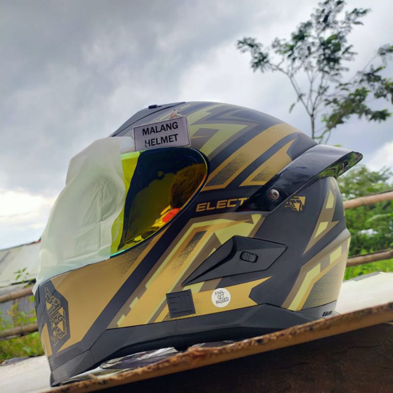 Helm SNAIL FFS 1 ELECTRIC GOLD