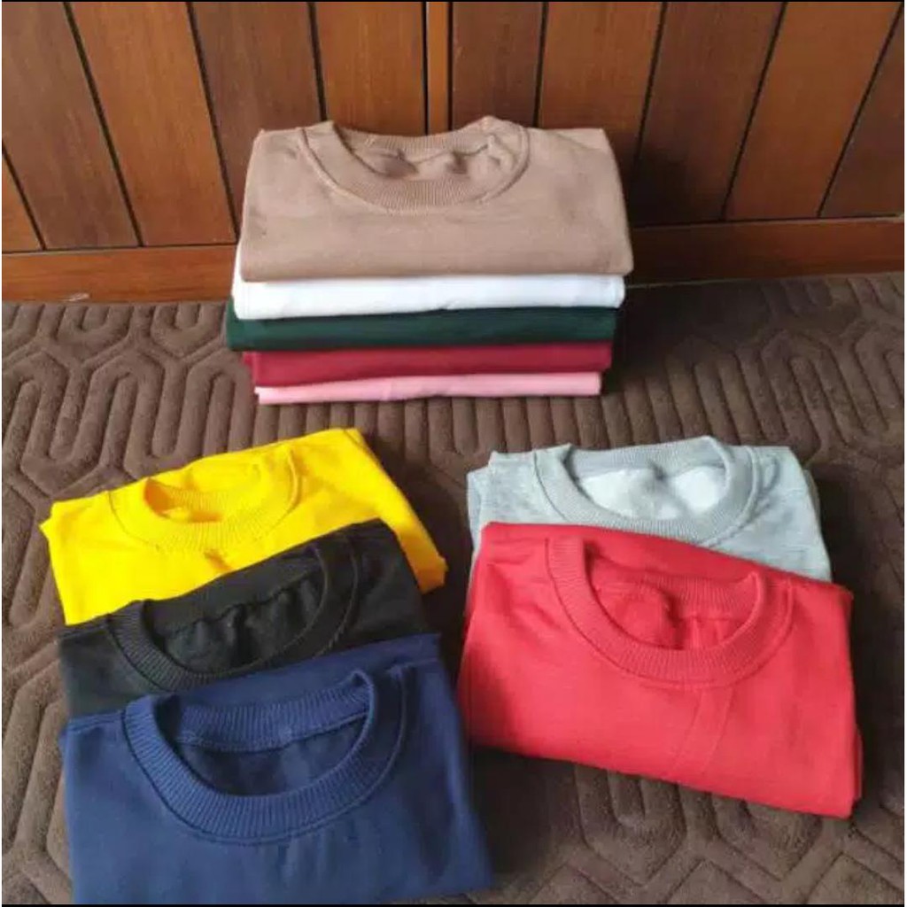 Sweater Polos  Basic Wanita Pria Kekinian Terlaris-3