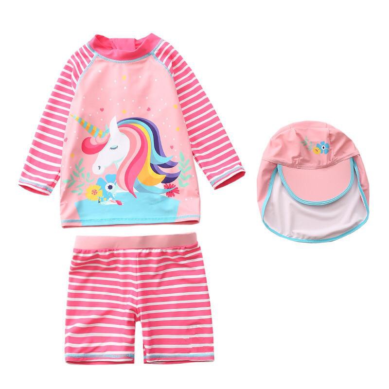 Baju Renang Jumpsuit Unicorn Swimsuit Renang Unicorn dan Dino Pakaian Renang Unicorn LUCU JR