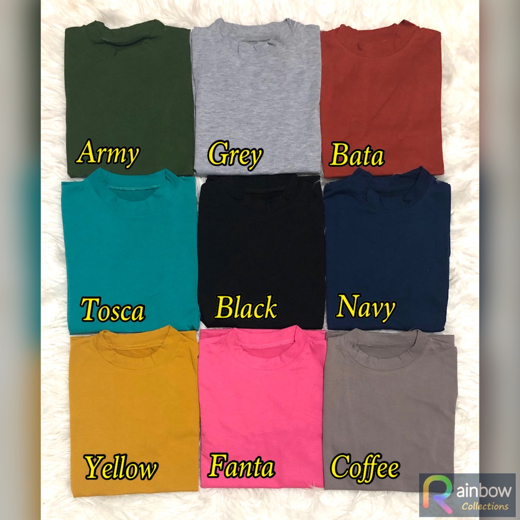 RAINBOW - KAOS GI-ANTS BASIC U CAN SEE LENGAN BUNTUNG