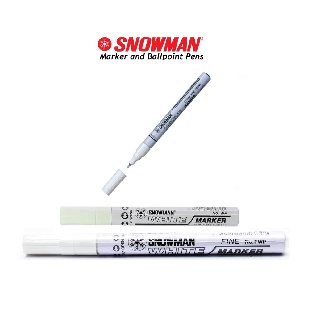 

Spidol Snowman Paint Marker / White Colour / Silver Colour / Gold Colour - Snowman Marker