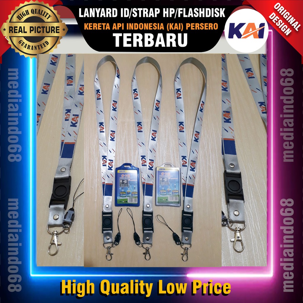 

Gantungan Id Card/StrapHP/Flasdisk/Ganci Kereta Api Indonesia Terbaru