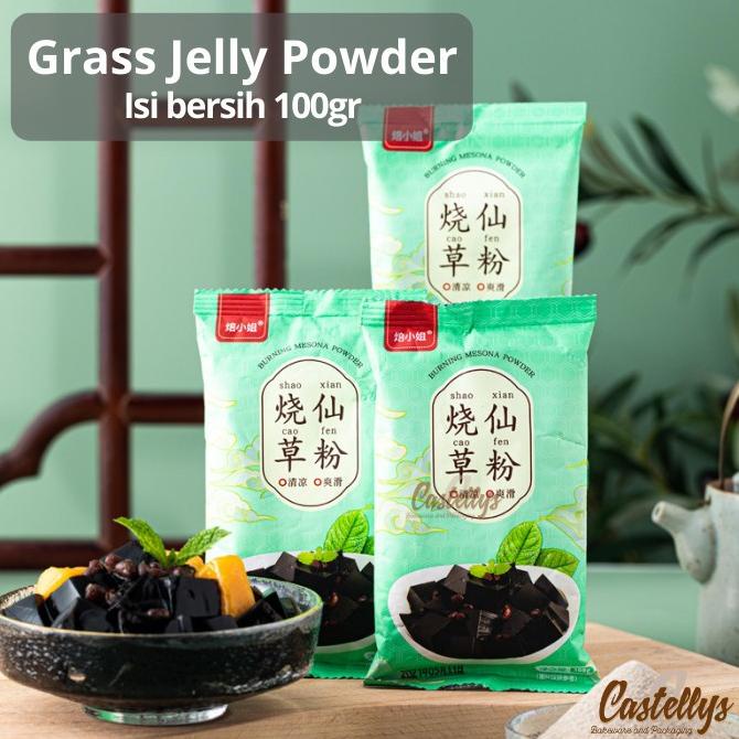 

Kualitas terbaik] Grass Jelly Powder Tepung Premix Cincau Hitam 100gr Import Premium