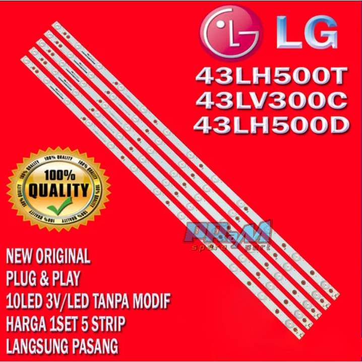 BACKLIGHT TV LED LG 43 INC 43LH500T - LAMPU BL TV LG 43LH500 T 43LV300C 43LH500D 43LV300 43LH500 43L