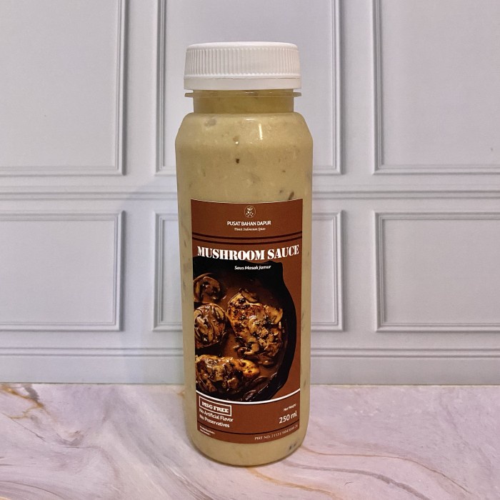 

Siap Kirim Mushroom Sauce (Saus Jamur Ala Restoran Kemasan 250Ml)
