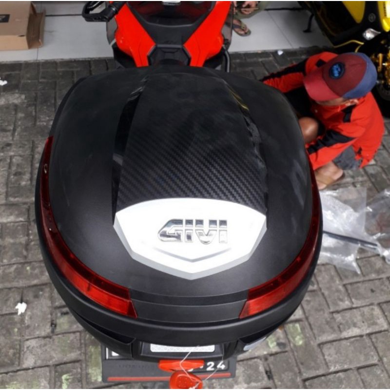 BOX MOTOR GIVI B270N WITHOUT STOPLIGHT / TOP BOX GIVI B270N TANPA LAMPU / ORIGINAL GIVI INDONESIA
