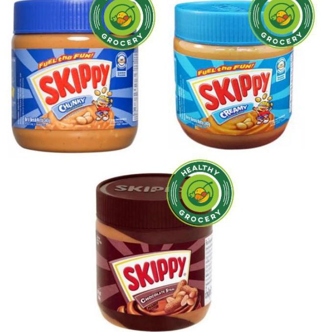 

klna Skippy Chunky / Chocolate Peanut / Creamy Peanut 340gr x86☽