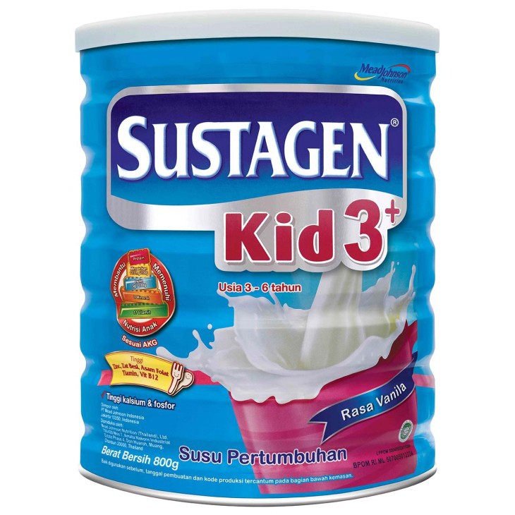 Sustagen Kid 3 Vanila 800gr 3-6 tahun