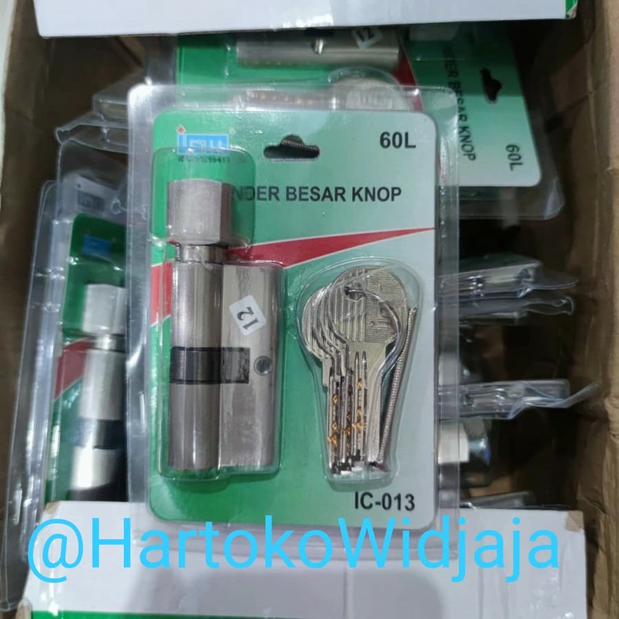 SILINDER KUPING KNOP KUNCI PINTU BESAR IGM CHROME SILVER