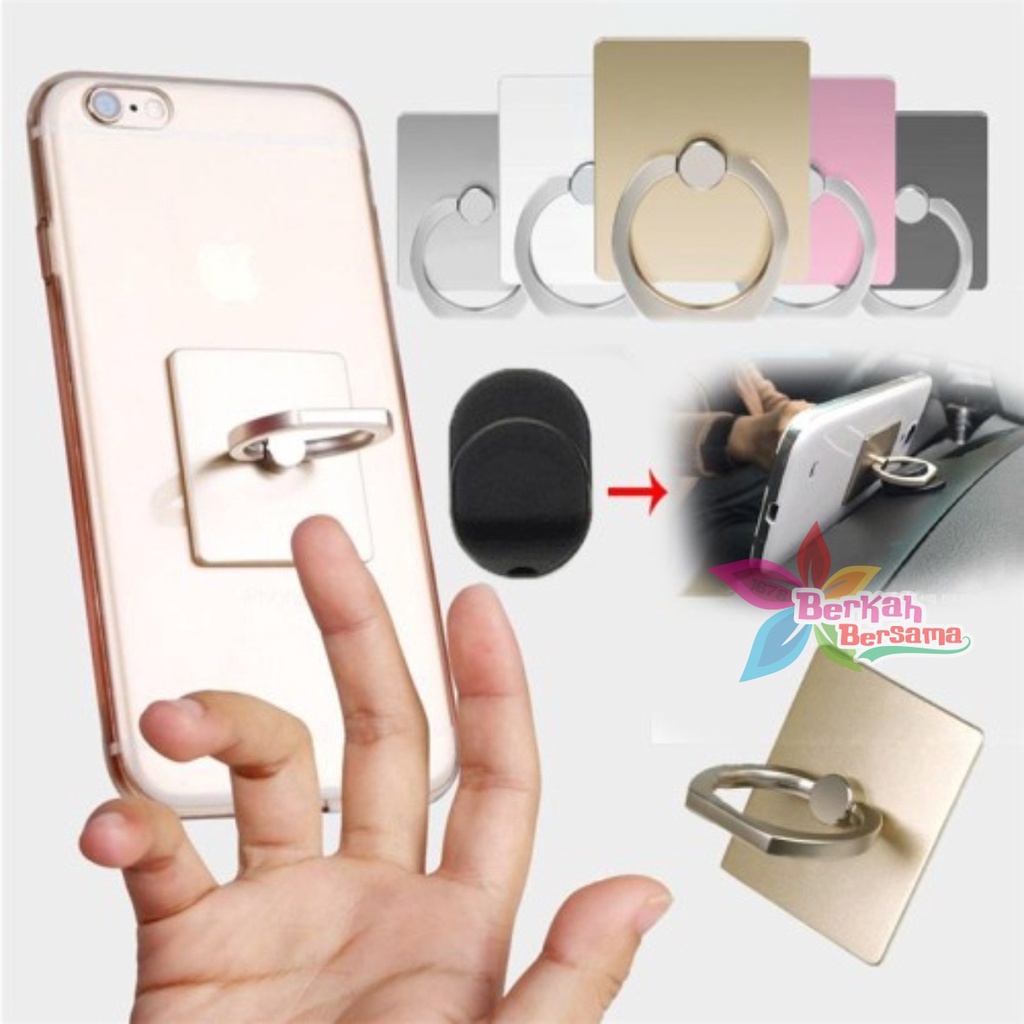 RT16 iRING RING STAND HP POLOS CINCIN PENYANGGA PEGANGAN HANDPHONE UNIVERSAL BB5950