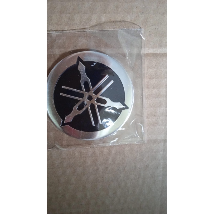 Stiker 3D Logo Emblem Yamaha Honda Metal Aluminium