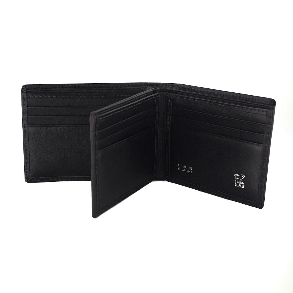 TOKOKOE - Dompet Pria model Tidur bahan Kulit Premium Dompet Lipat - BB 5237 Black