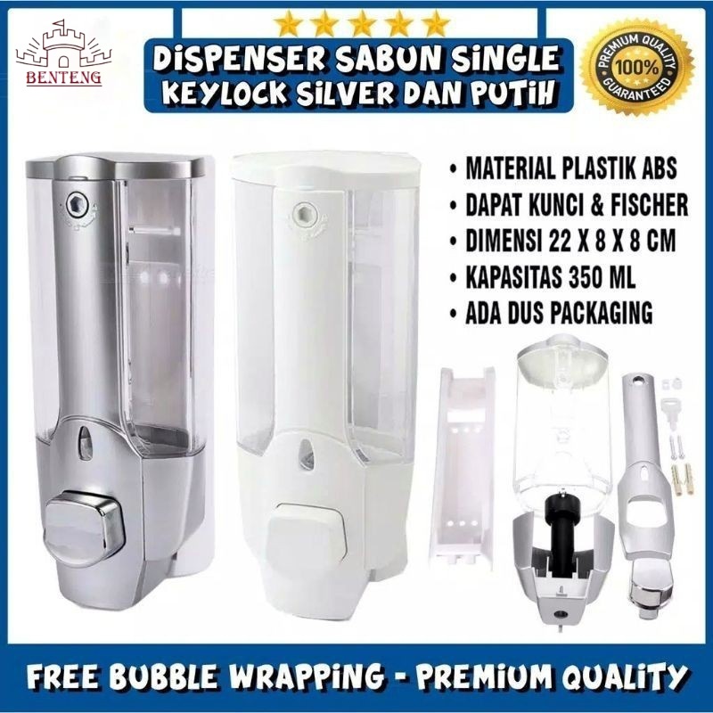 Dispenser Tempat Sabun Cair Single 1 Tabung New Touch Soap