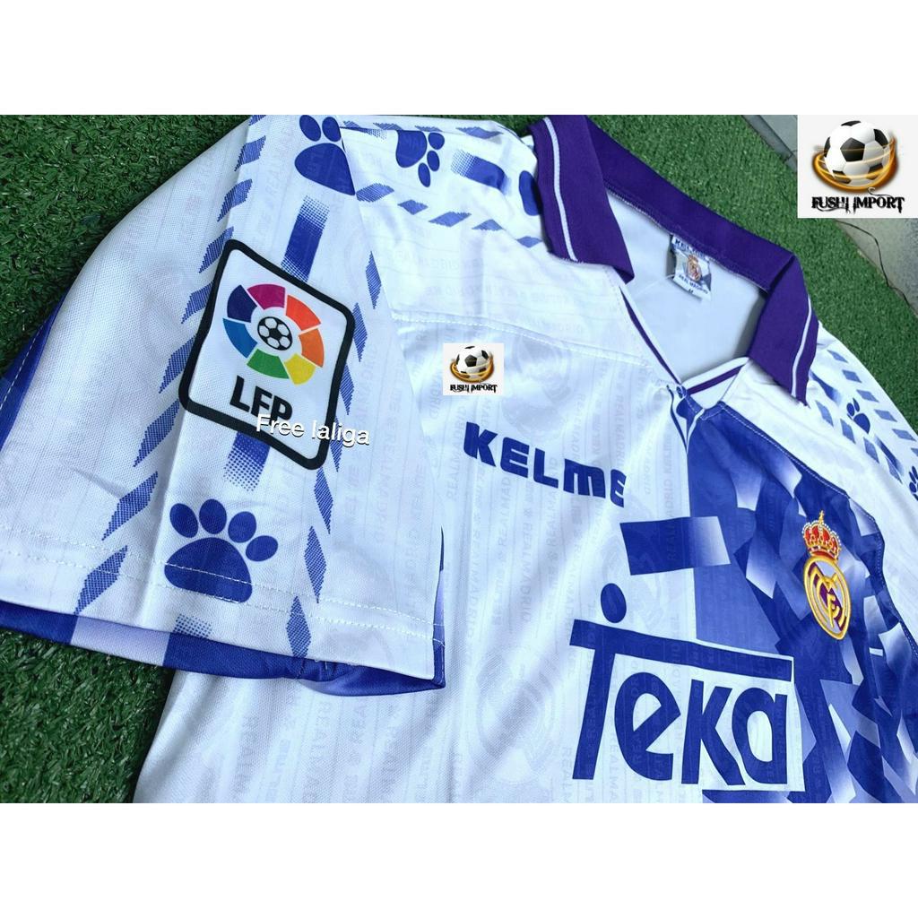 RETRO | Jersey Baju Bola Madrid 3rd Third TEKA 1996 1997 Grade Ori