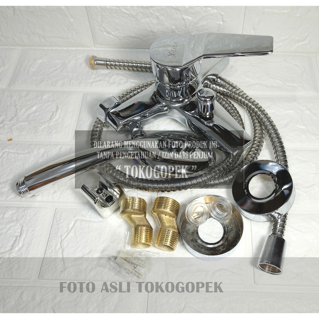 X-LITE KRAN PANAS DINGIN BATCH TUB - KERAN SHOWER 1 SET