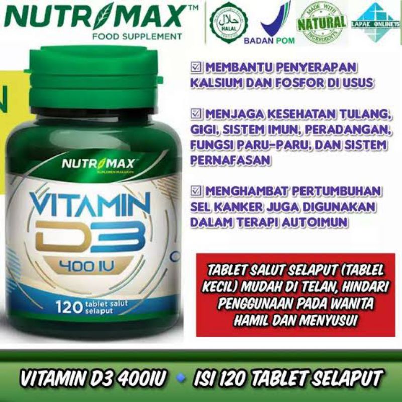 nutrimax D3 400 iu