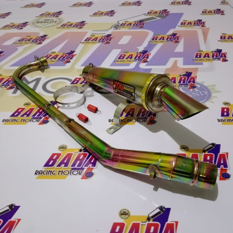 Knalpot kou kidal jupiter z,burhan,lama/vega R,zr,lama/supra lama,fit,x/grand,smash,shogun,prima,c70