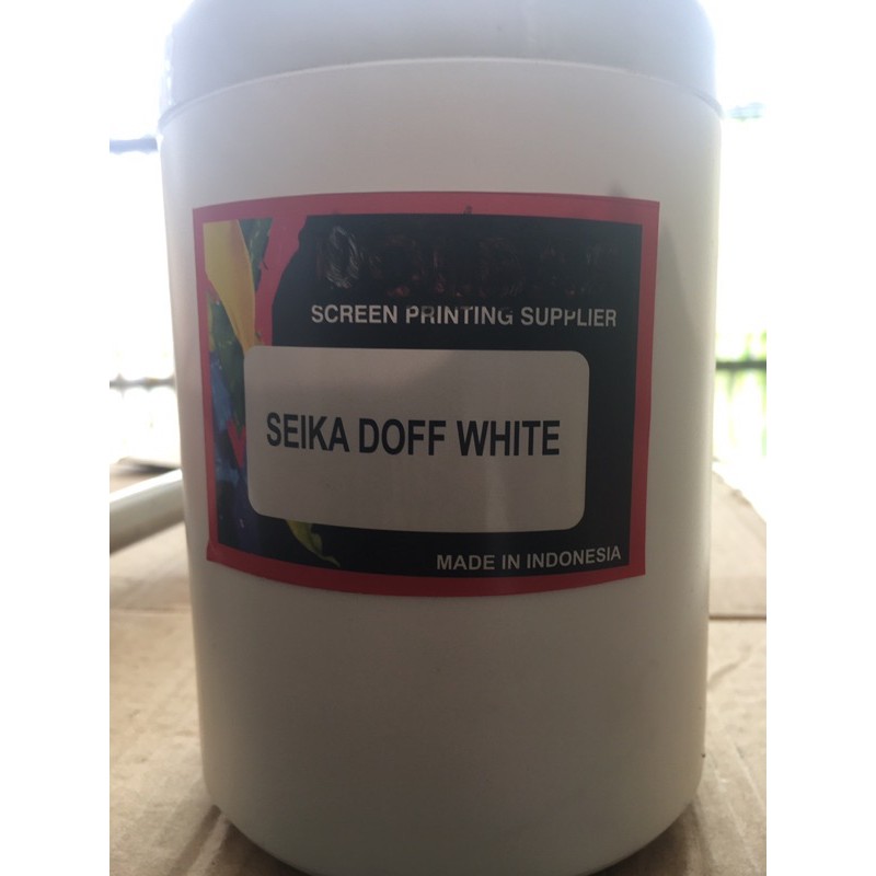 Tinta Rubber Doff Seika White