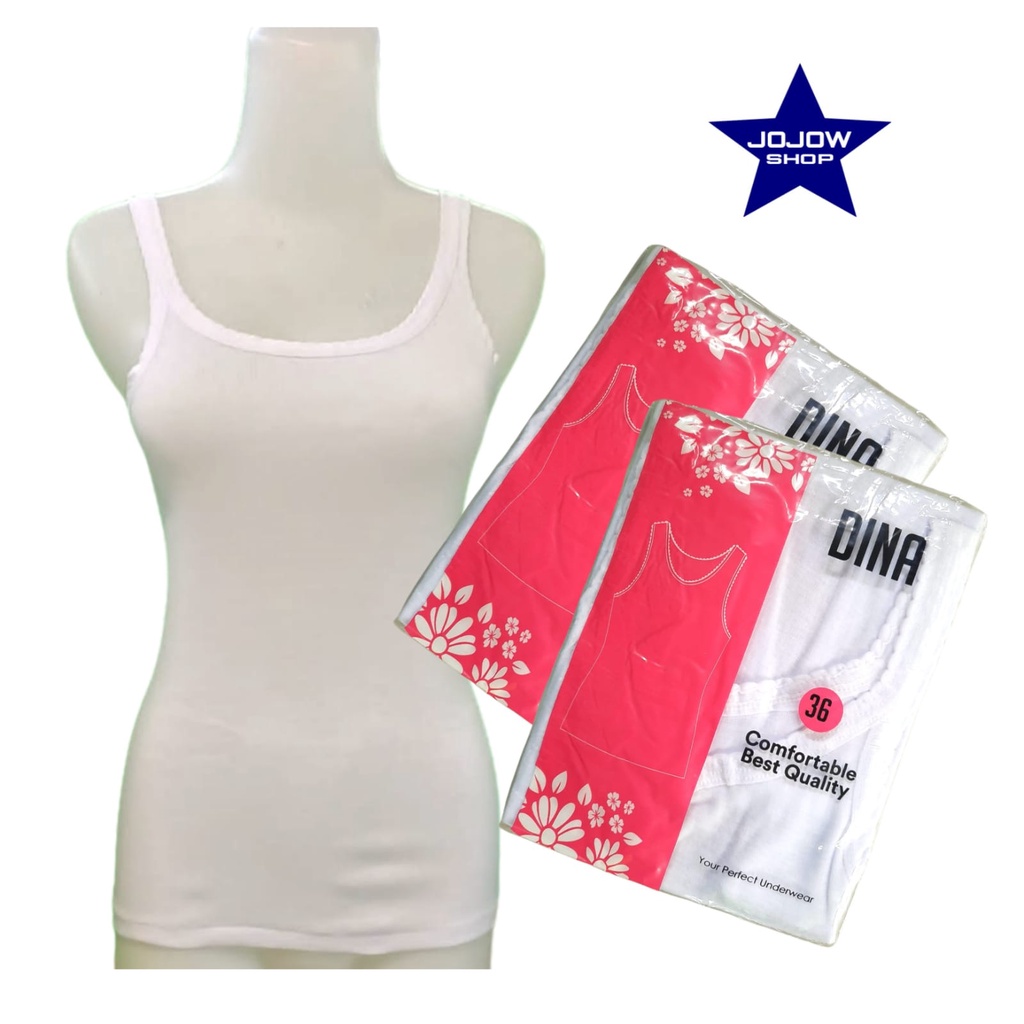 Singlet Remaja & dewasa DINA Kaos dalam wanita Tank top wanita [ Harga 1 Pc ]