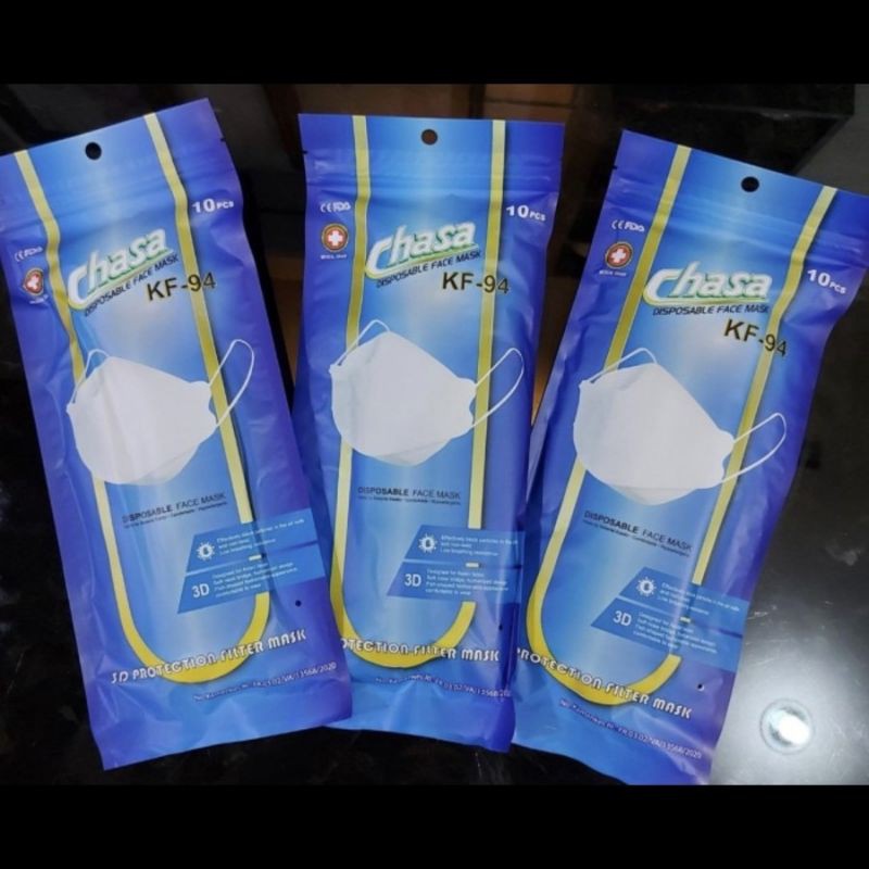 Masker KF94 Chasa ASLI Tebal dan Emboss