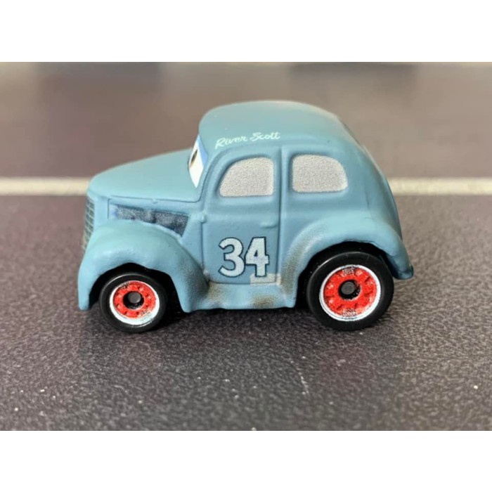 Disney Pixar Cars Mini Racers River Scott Loose Pack - 4 cm