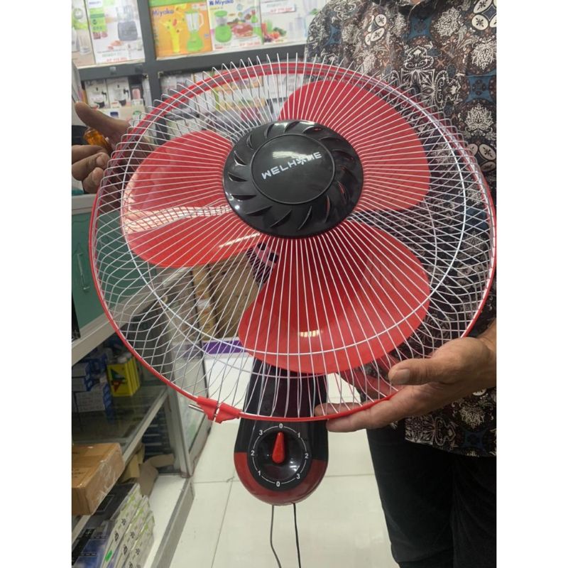 Welhome Kipas angin Dinding murah / WALL FAN WH-1663E / Kipas wallfan bagus murah wellhome / Kipas angin dinding murah / Kipas Angin Dinding ARASHI EXFLOW / Kipas Angin Besi / Kipas Angin Dinding Besi 16&quot; inch