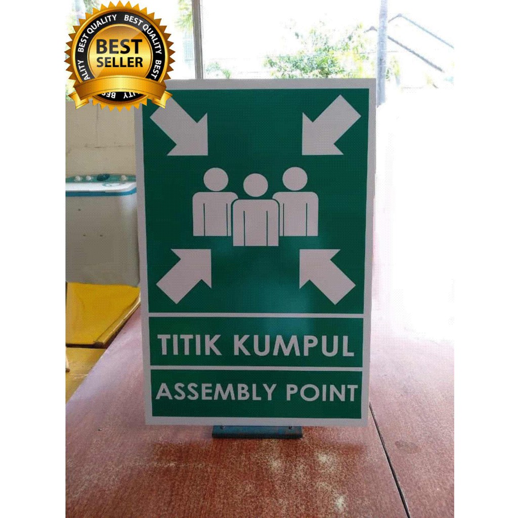 

Promo SAFETY SIGN RAMBU K3 TITIK KUMPUL 40 X 30