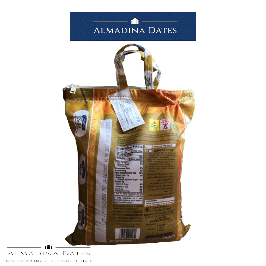 BERAS BASMATI DAAWAT EXTRA LONG/BERAS PUNJAB EXTRA LONG 5KG PREMIUM QUALITY