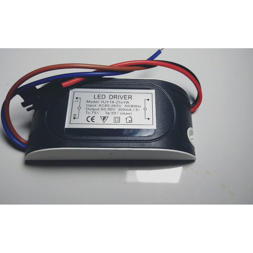 [DSP-9040] LED DRIVER 18-24W HPL 300mA HYDROPONIK LAMPU SOROT AQUASCAPE