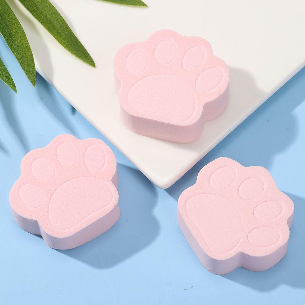 Preva Cosmetic Puff New Cute Beauty Smooth Make Up Tools Bedak Foundation Bentuk Kaki Kucing