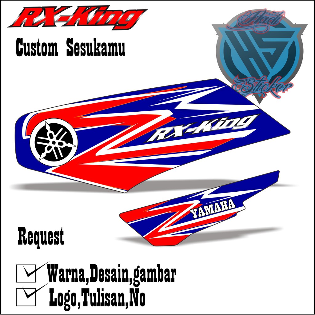 Sticker rx king/Striping road race