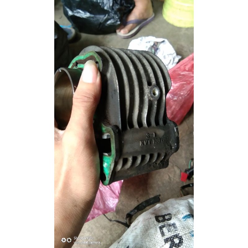 BURING BORING BLOK BLOCK CYLDER HONDA BEAT KARBU KVY ORIGINAL COPOTAN + PISTON