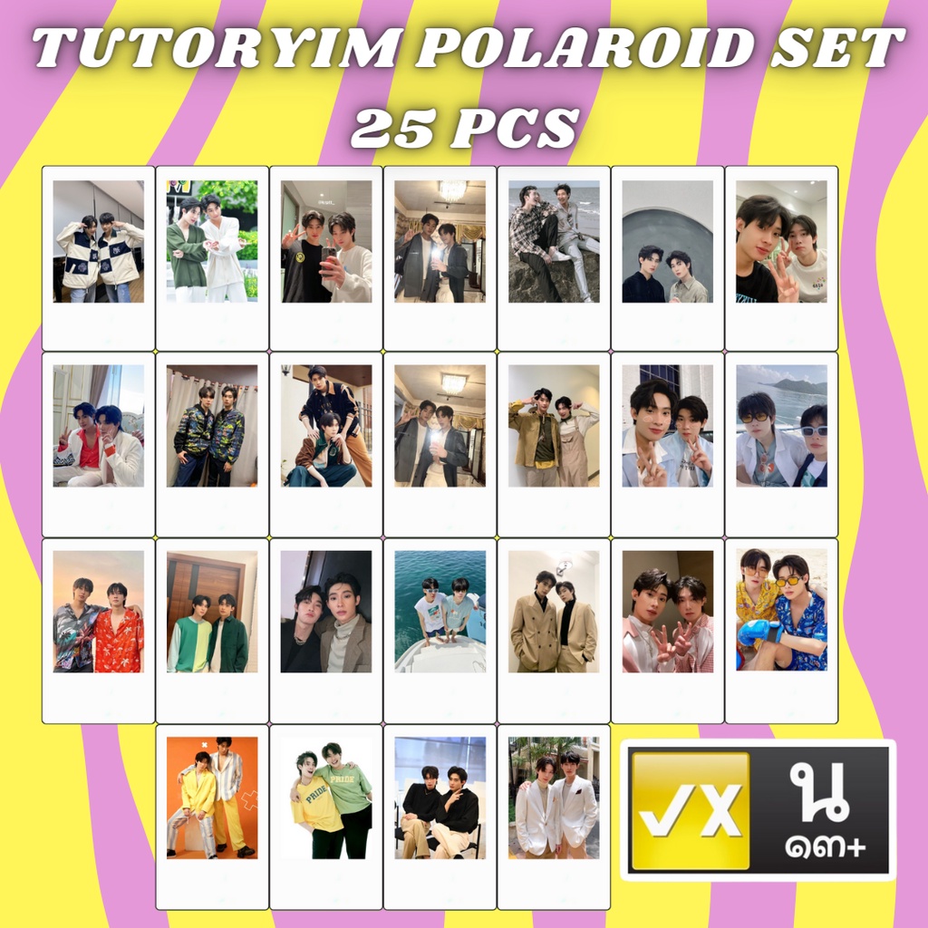 tutoryim cutiepie series thailand raikan raikantopeni thai bl fujo boyslove polaroid photocard postc