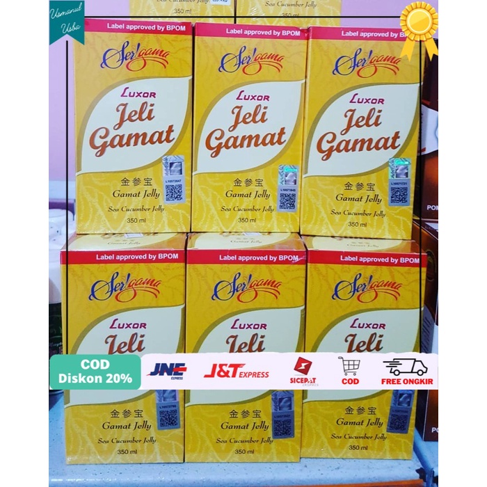 

◾COD◾ Teripang Jelly Gamat 350ml BOTOL KECIL Original THE GAMAT