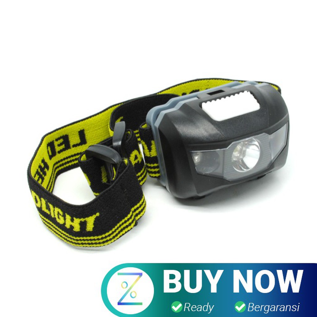 TaffLED Headlamp LED Multifunction Outdoor 3W - GD63 - Black