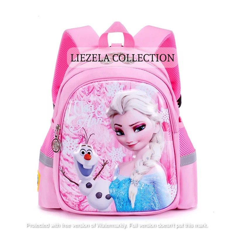 Tas Anak Perempuan Karakter FROZEN DISNEY 2NEW 2in1 Tas Anak Perempuan Sekolah SD TK PAUD Kekinian K