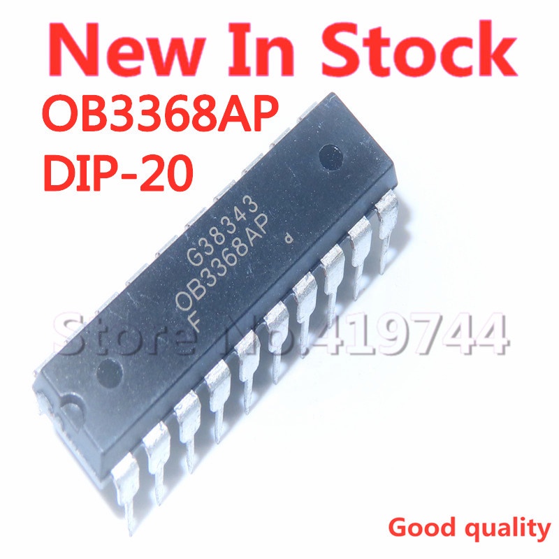 [xqx] 2pcs/lot OB3368AP OB3368 DIP-20 LCD power chip In Stock IC Asli Baru