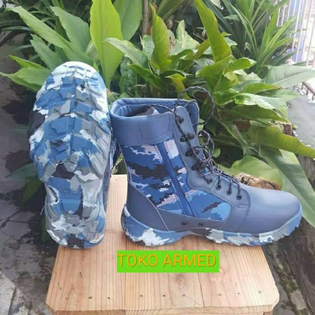 Sepatu PDL loreng SBP / Swa Bhuana Paksa / loreng TNI AU asli jatah