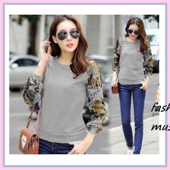 Diskon//Blouse Wanita Korean Style Sera Blouse Bahan Wolfis Blouse  Korean Style Blouse Wanita Kekin