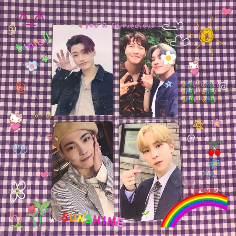 Ateez Hongjoong San Wooyoung Yunho season's song music plant muplant wonderwall ww filter makestar f