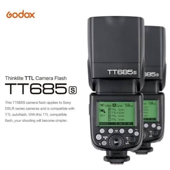 Lampu Flash Godox TT685 For Sony/Canon/Nikon