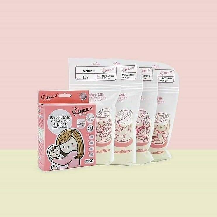 Sunmum Breastmilk Storage Bags Kantong Plastik ASI Menyusui