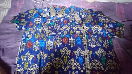 Qnunbatik Kemeja Batik Lengan Pendek Standard - 5l Narita Prodo