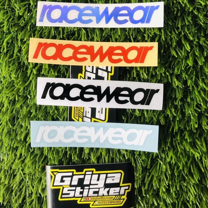 STICKER RACEWEAR CUTTING STIKER RACE WEAR MOTOR