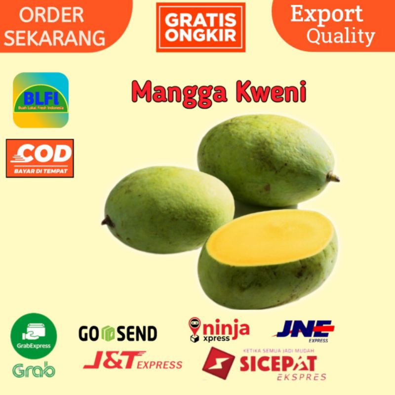 

BUAH MANGGA KWENI BUAH WANGI 1KG
