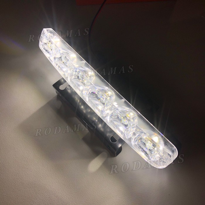 Lampu LED Grill DRL Sein Gerak Jalan Running Model Lexus 2in1 Senja Depan Mobil