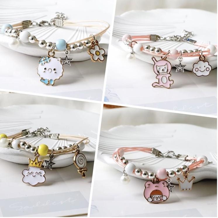 ALA.207842 ◦ Gelang Tali Anak Perempuan Korea Lucu Cantik Charm