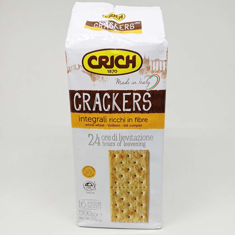 CRICH CRACKERS WHOLE WHEAT 500 G