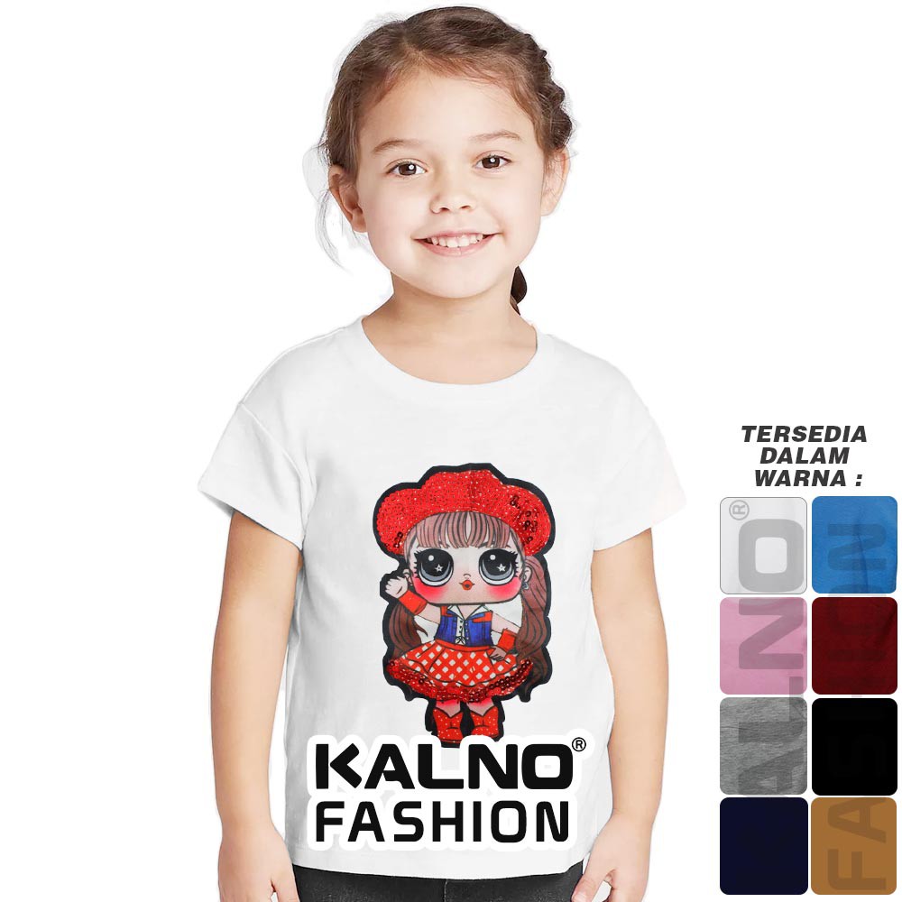 kaos baju anak LOL RANDOM umur 1 - 7 tahun, baju anak karakter